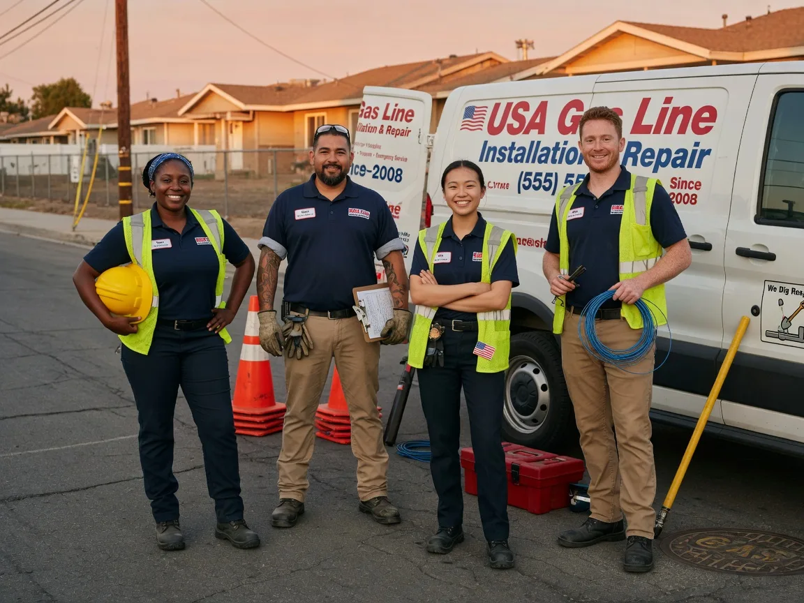 Gas Line Installation company in Dalbo, MN